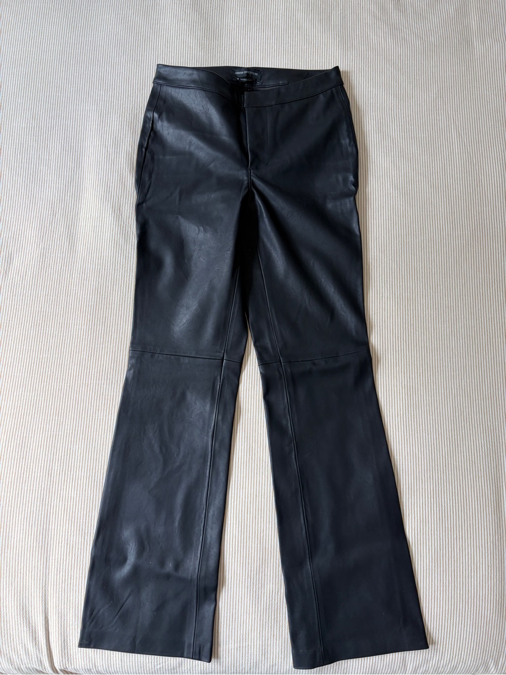 Urban Outfitters Low-Rise Faux Leather Bootcut Pants